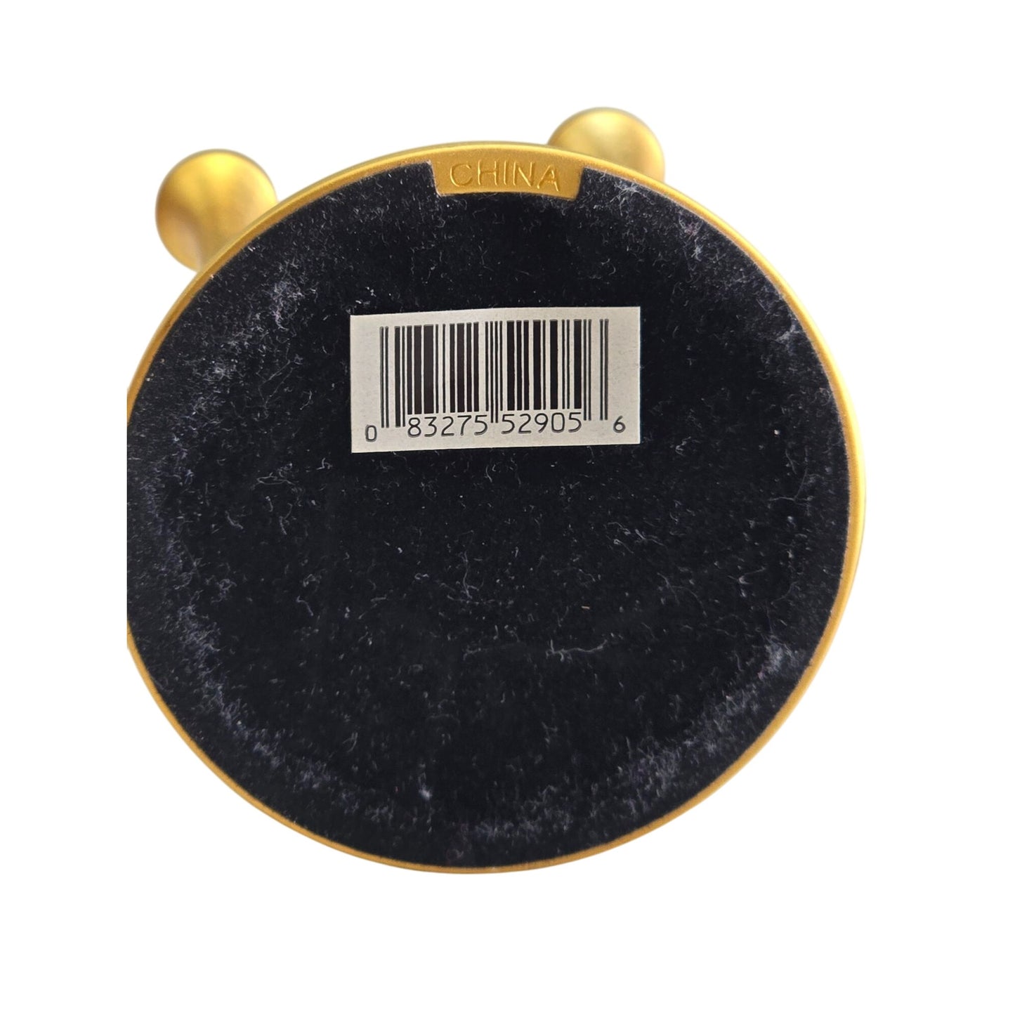 Elgin Golf Ball Desk Clock With Gold Base