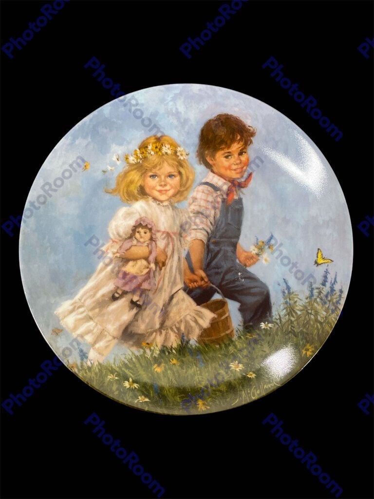 Norman Rockwell Vintage Plate "Jack and Jill"