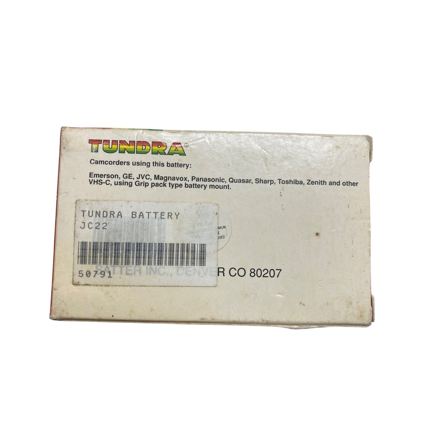 JVC & Tundra Rechargeable Camcorder Battery 9.6V 1000mAh JC22