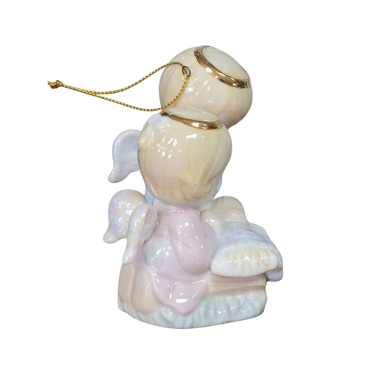 Enesco Precious Moments Holy Family Nativity Ornament Angels Baby Jesus