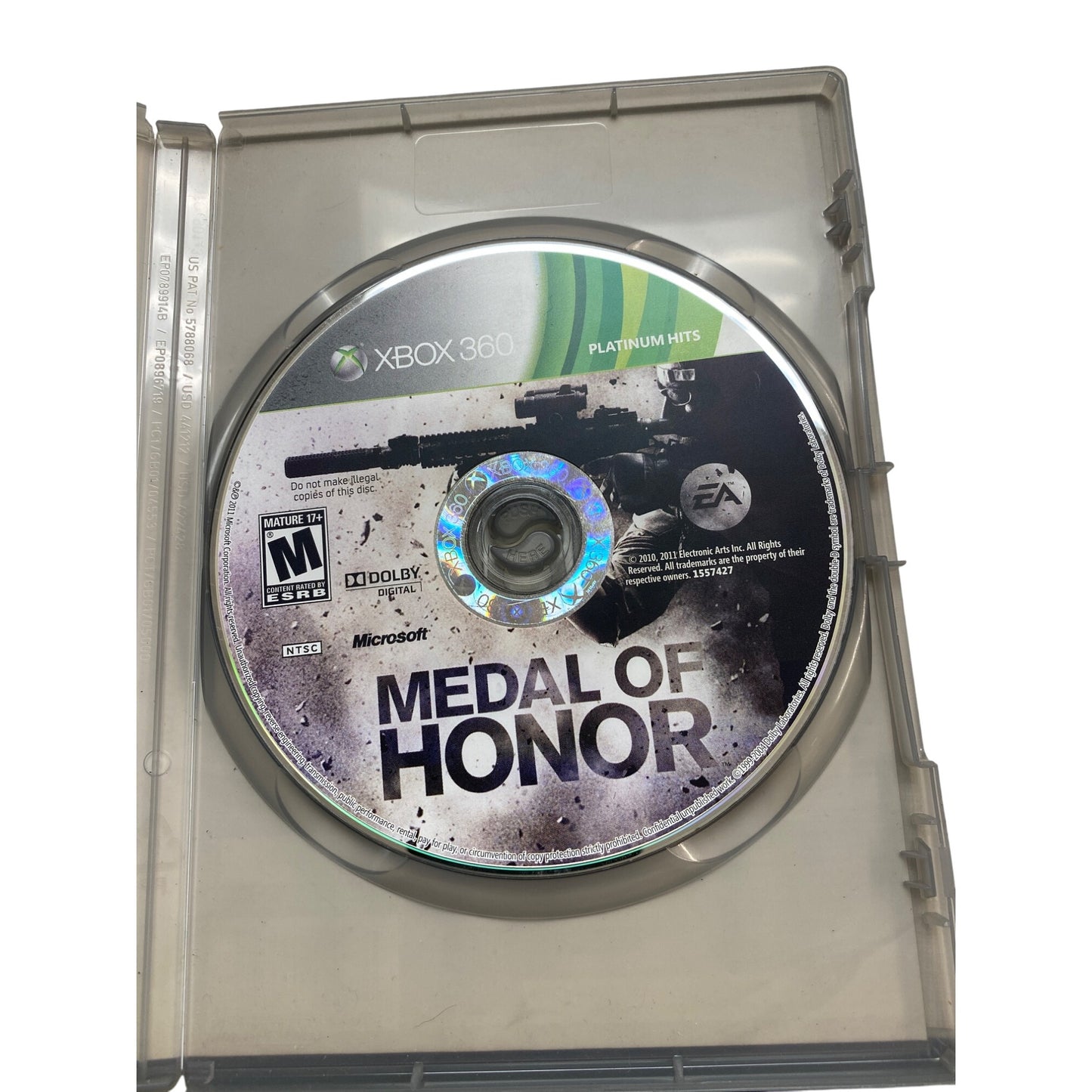 Medal Of Honor Xbox 360 Platinum Hits Edition