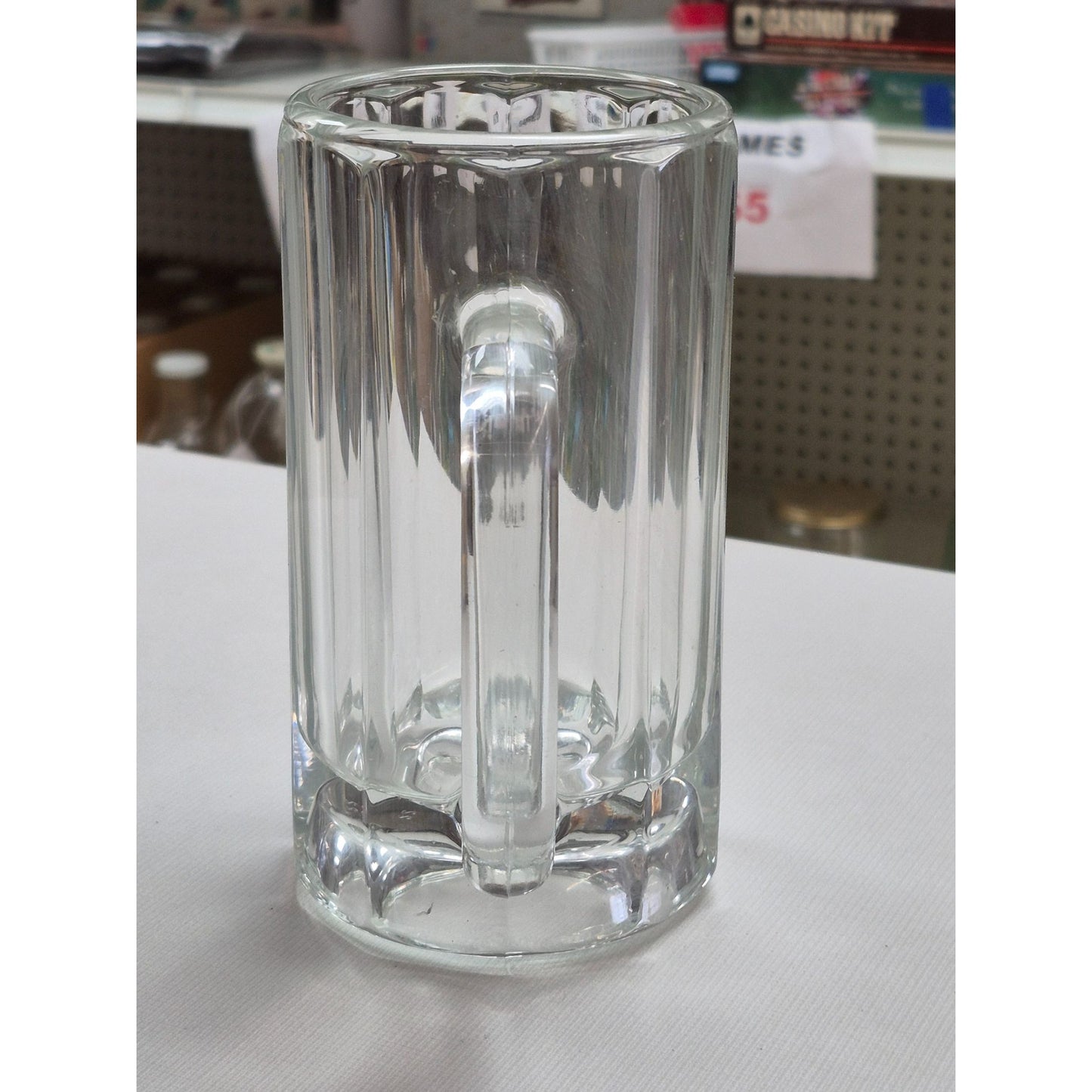 Vintage Ribbed Beer Mug 20oz