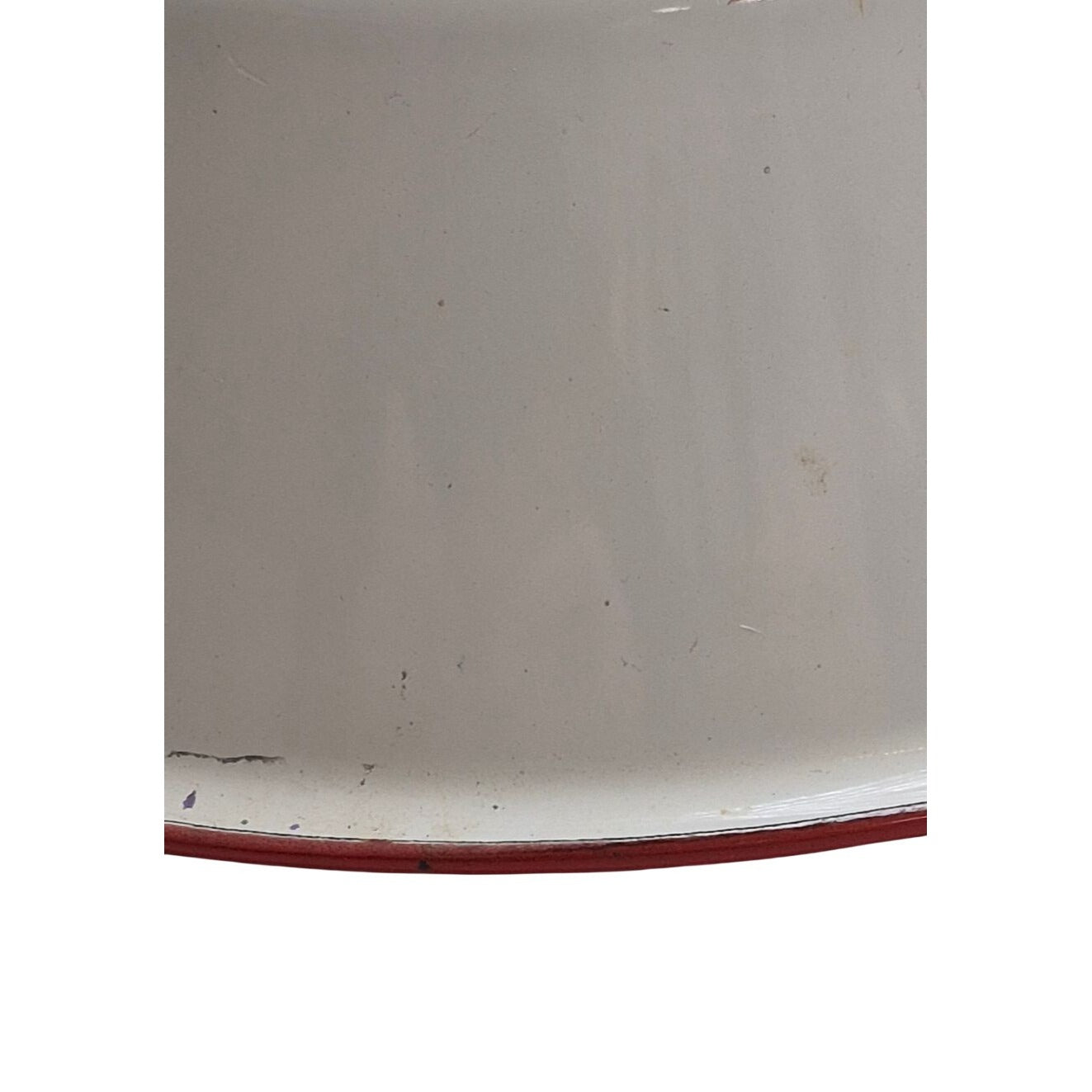 Vintage White Enamelware 8" x 3"