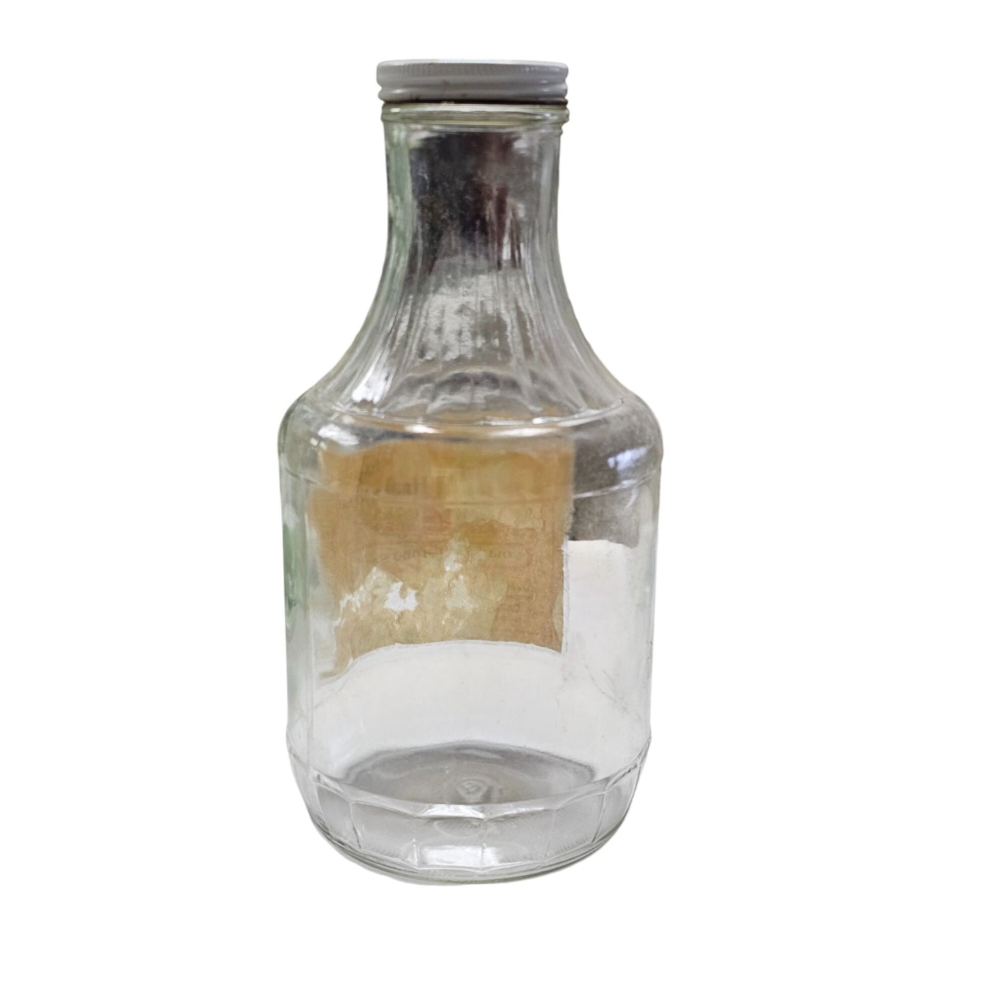 Glass BBQ Sauce Bottle