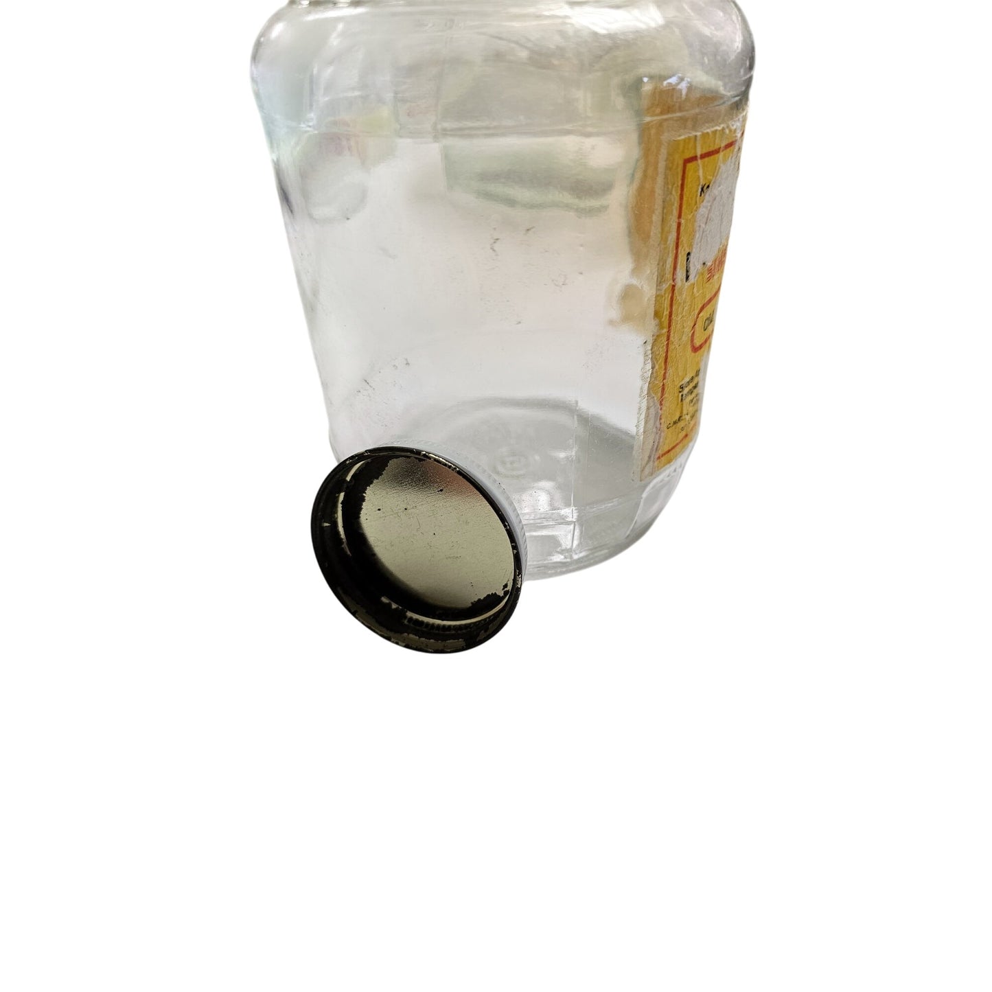 Glass BBQ Sauce Bottle