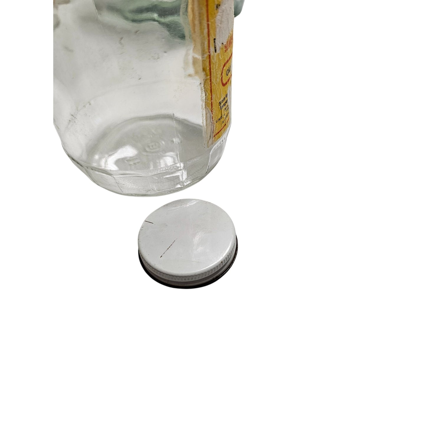 Glass BBQ Sauce Bottle