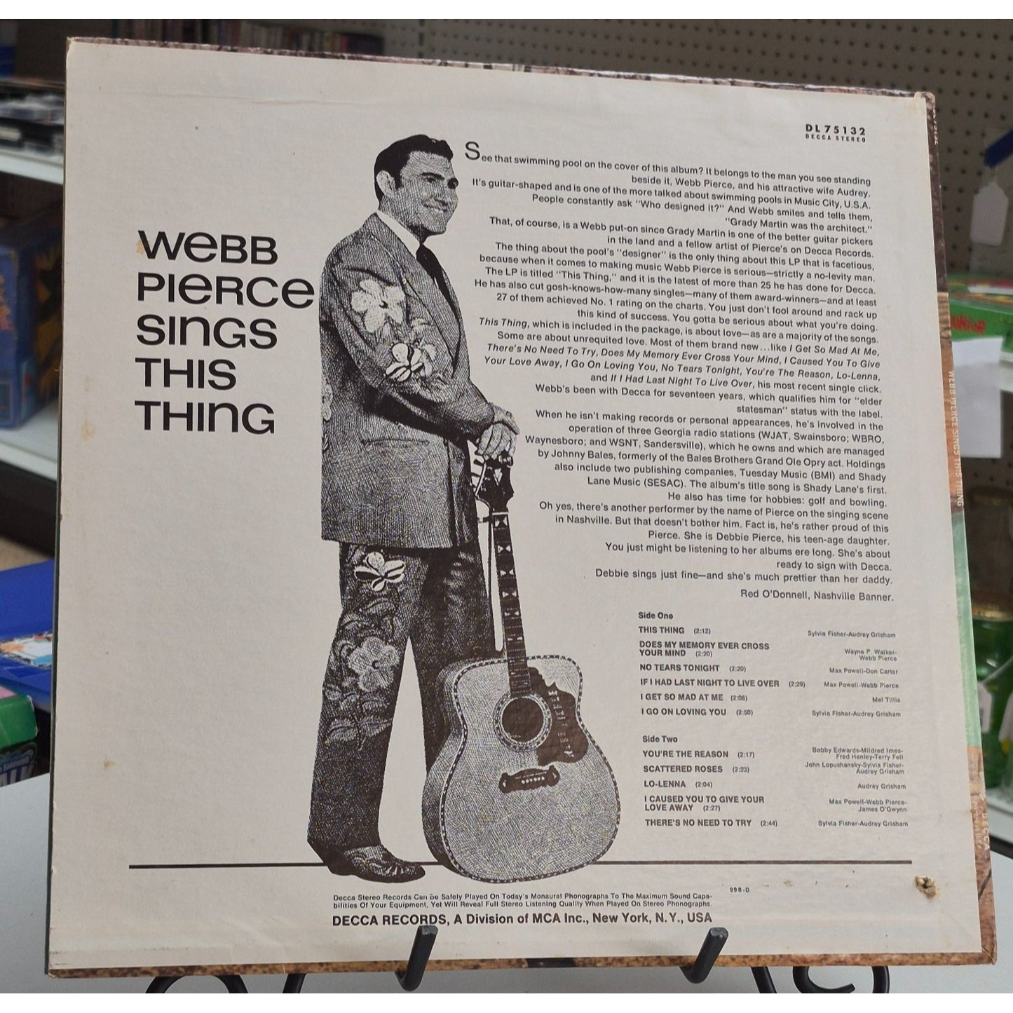 Webb Pierce "Sings This Thing"