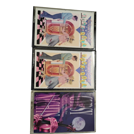 The Heart N Soul Of Rock N Roll Audio Cassette Tape Set Jukebox & Dance Cover Art