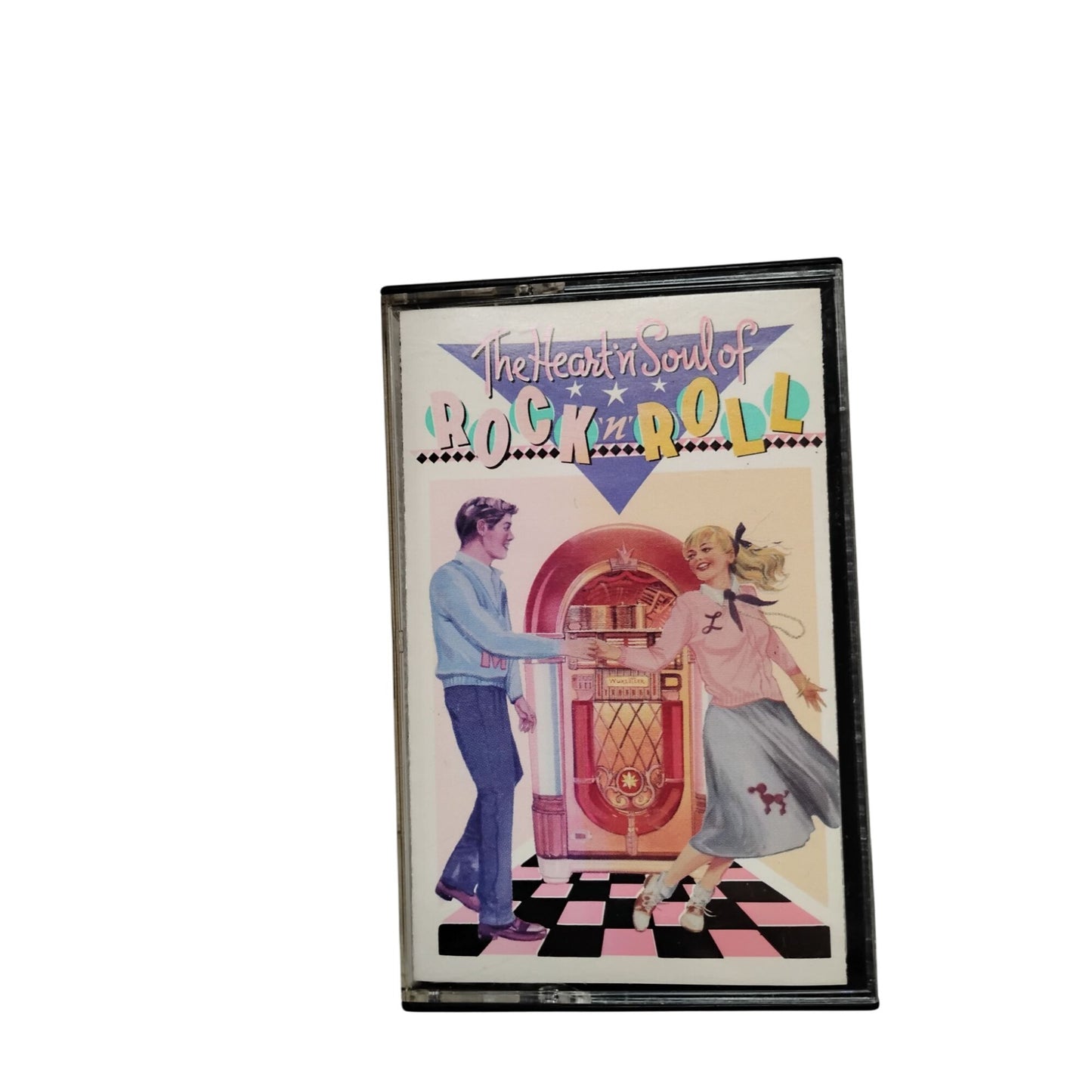 The Heart N Soul Of Rock N Roll Audio Cassette Tape Set Jukebox & Dance Cover Art