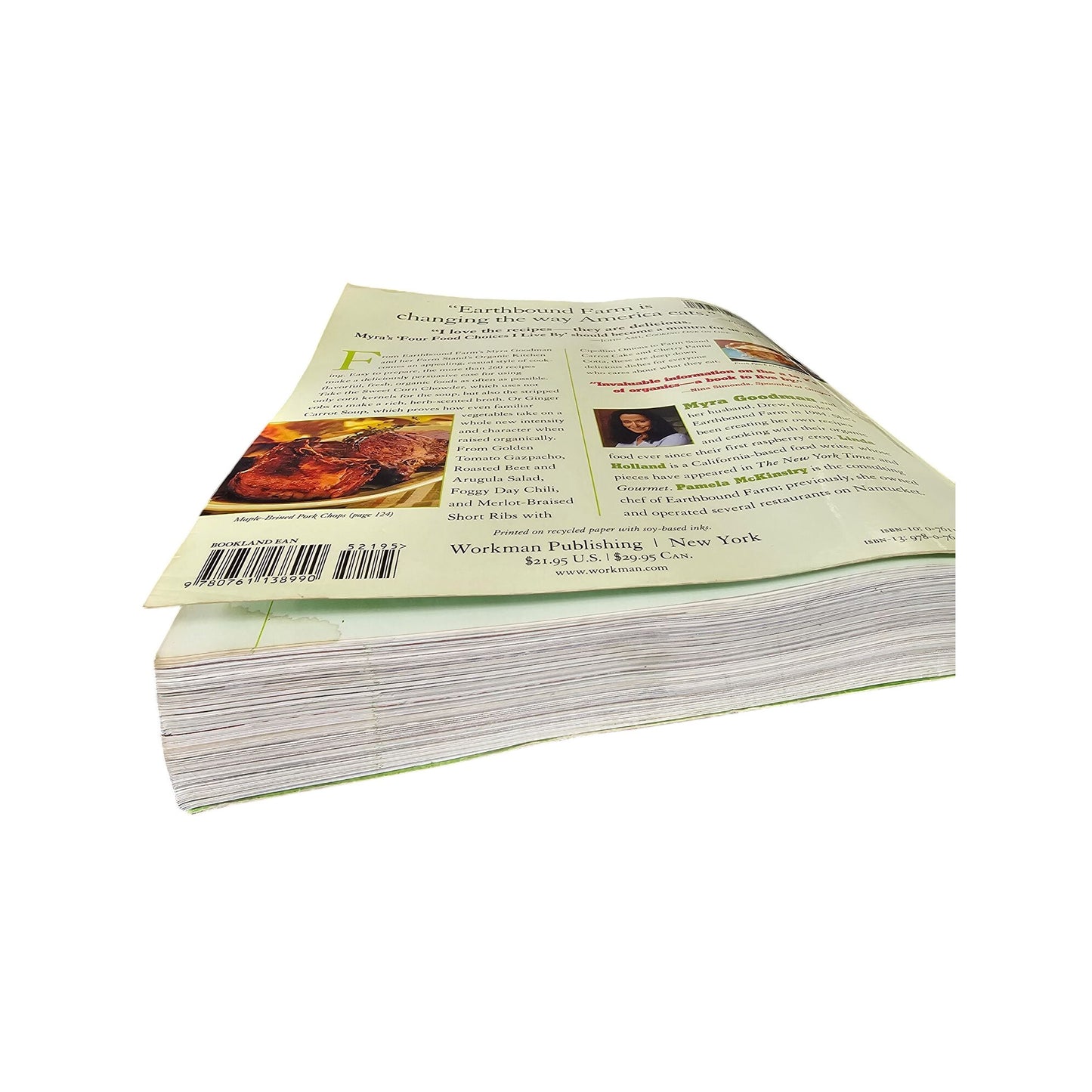 The Earthbound Farm Organic Cookbook Food To Live By By Myra Goodman Paperback