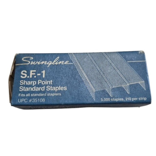 Vintage Swingline Sharp Point Standard Staples New Old Stock