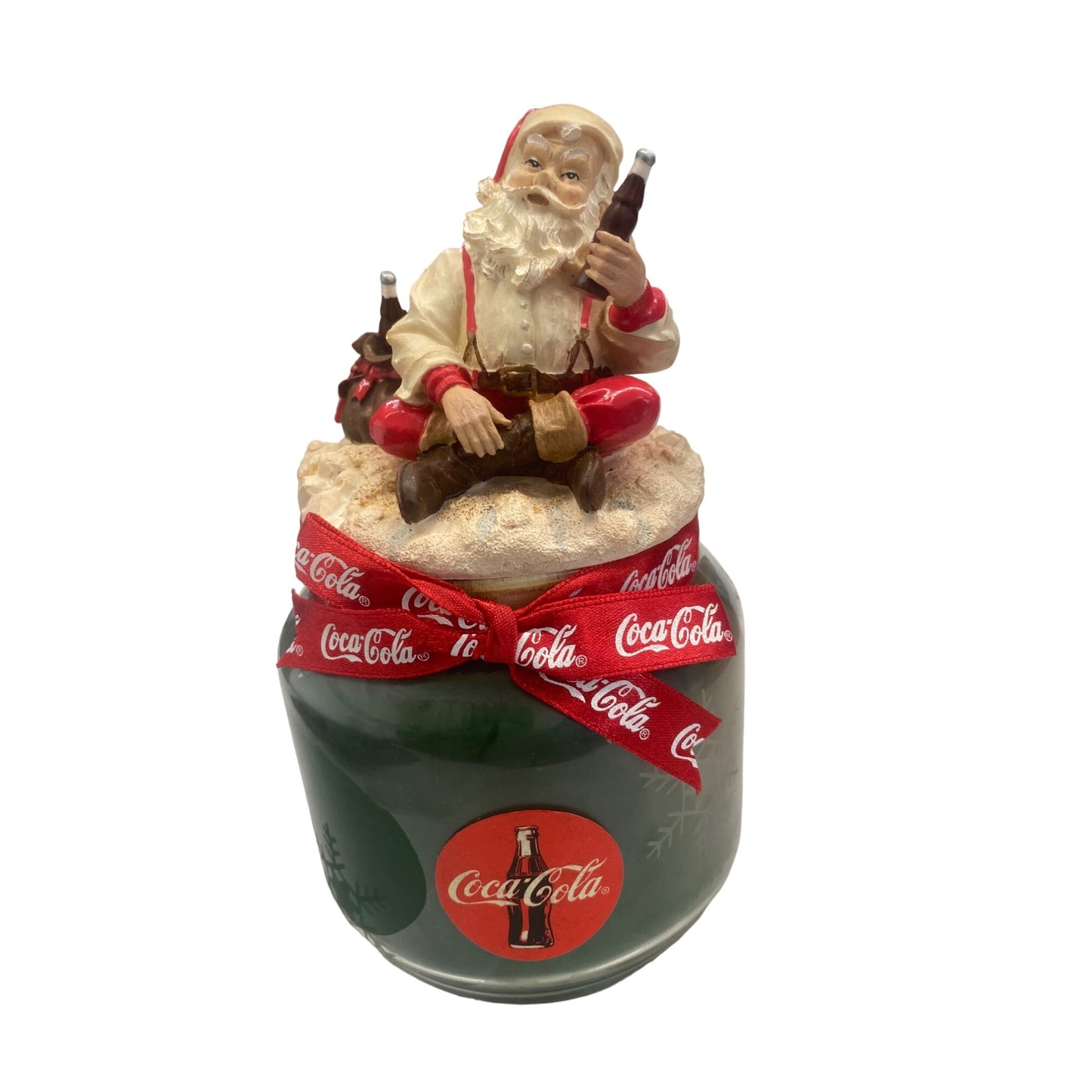 Coca-Cola Brand Santa Claus Holiday Candle