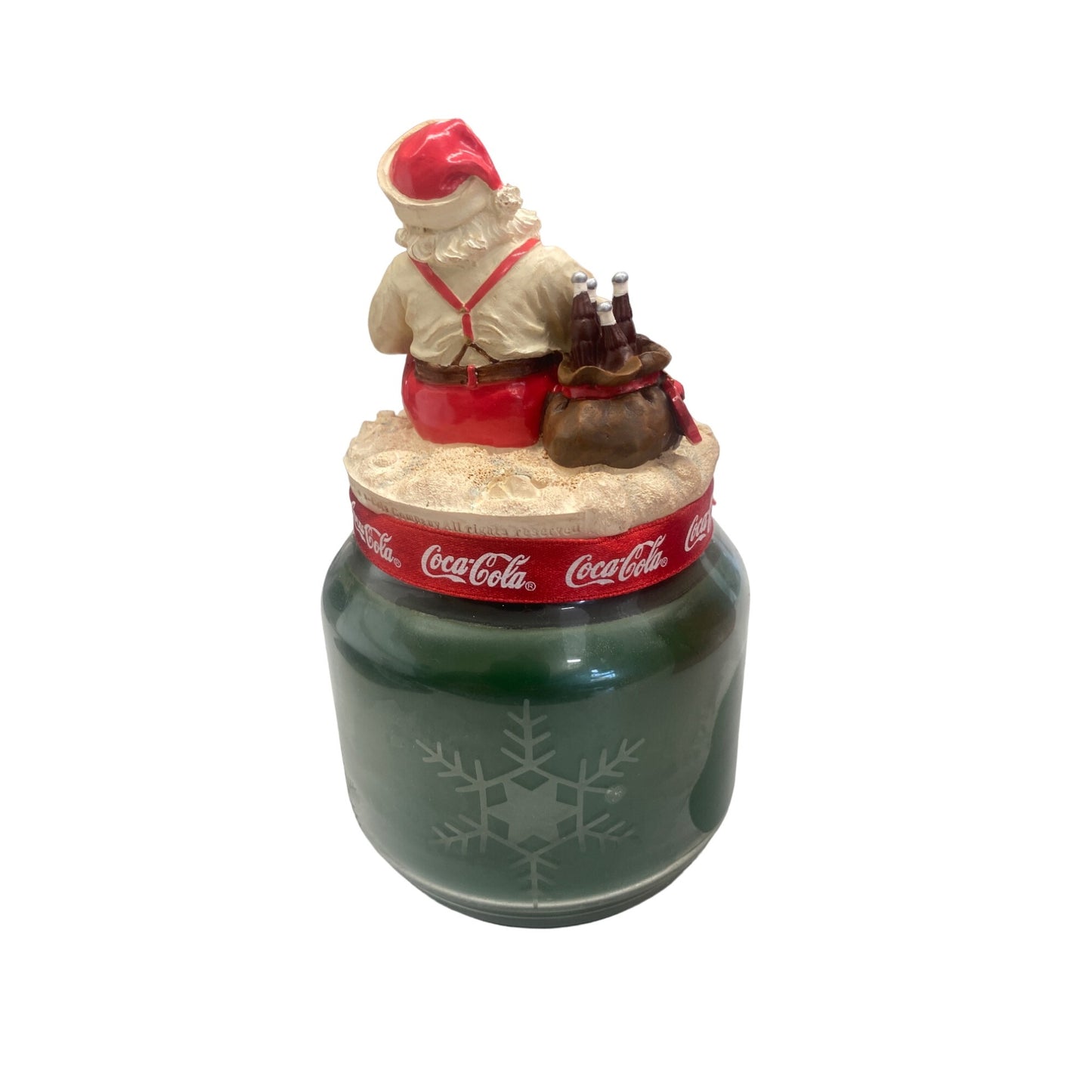 Coca-Cola Brand Santa Claus Holiday Candle