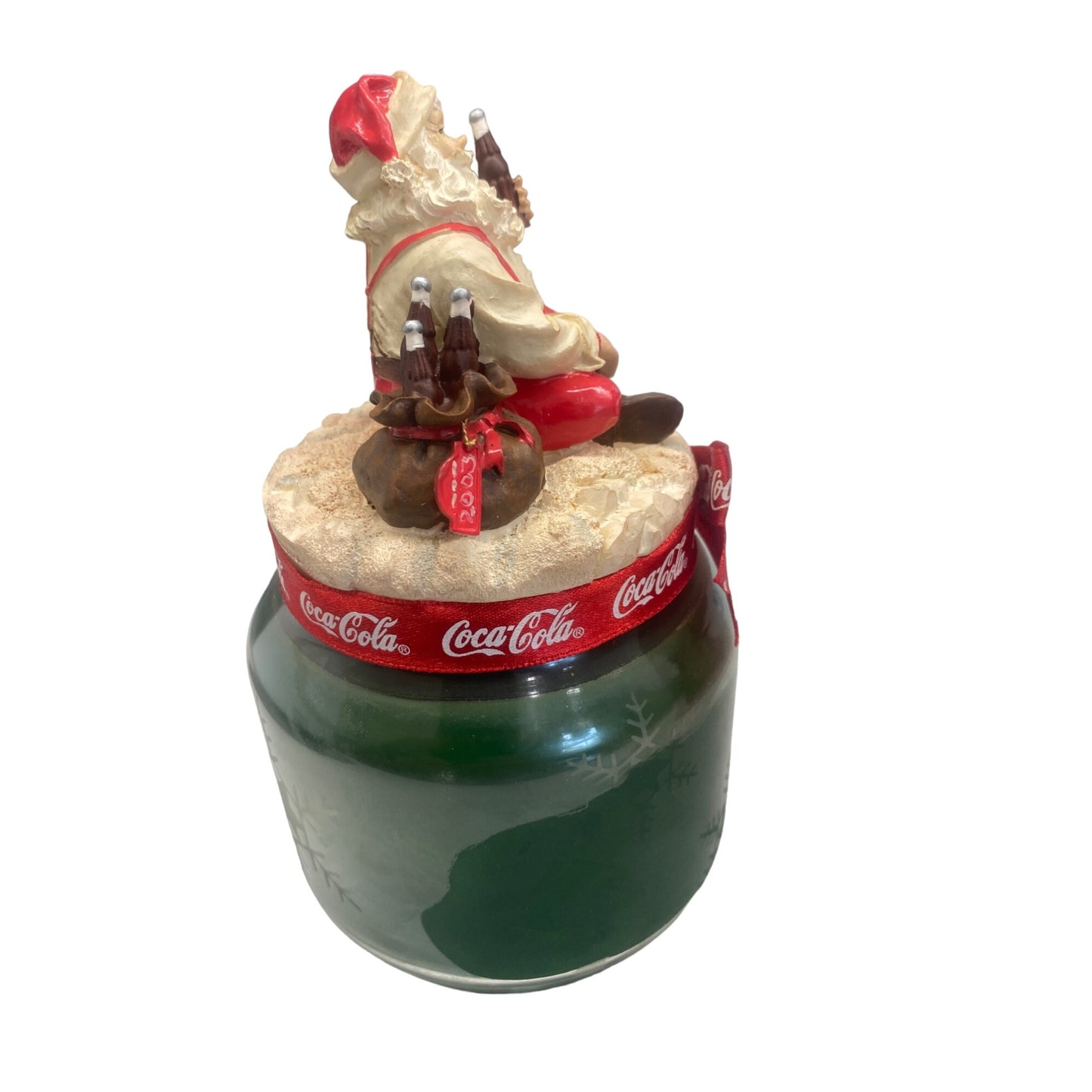 Coca-Cola Brand Santa Claus Holiday Candle