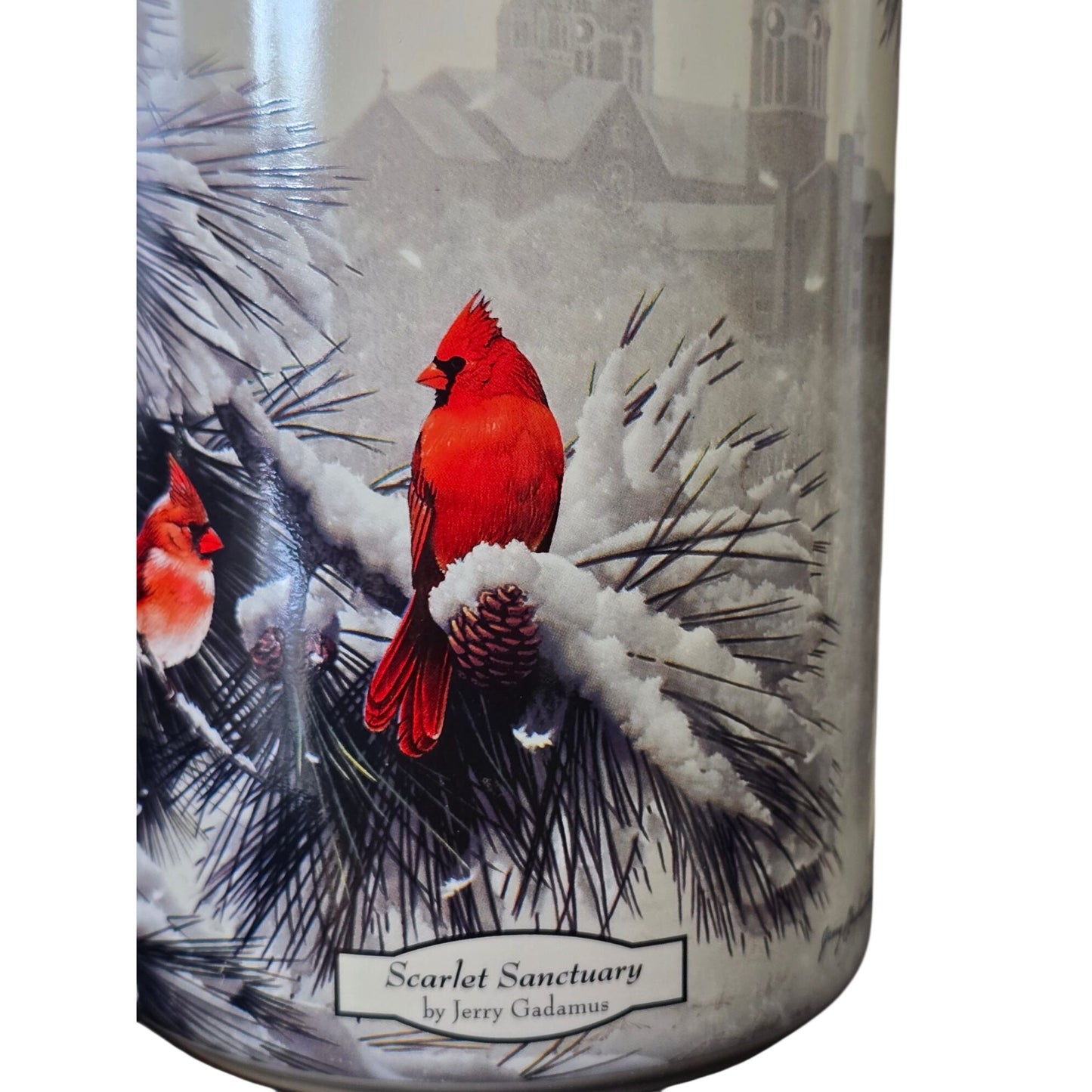 Scarlet Sanctuary Cardinal Ceramic Canister