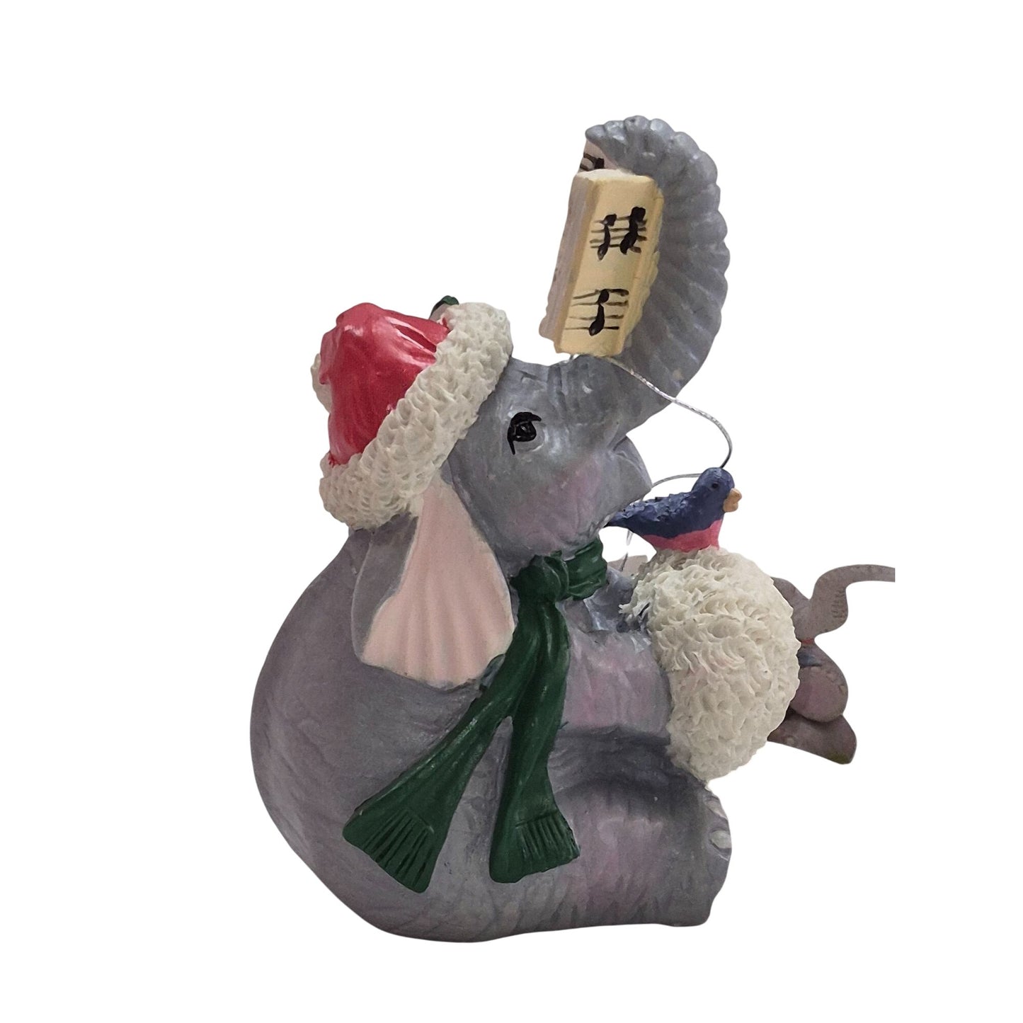 Lucky Phants #1052 - 1995 Elephant Figurine Music Sheet Ornament