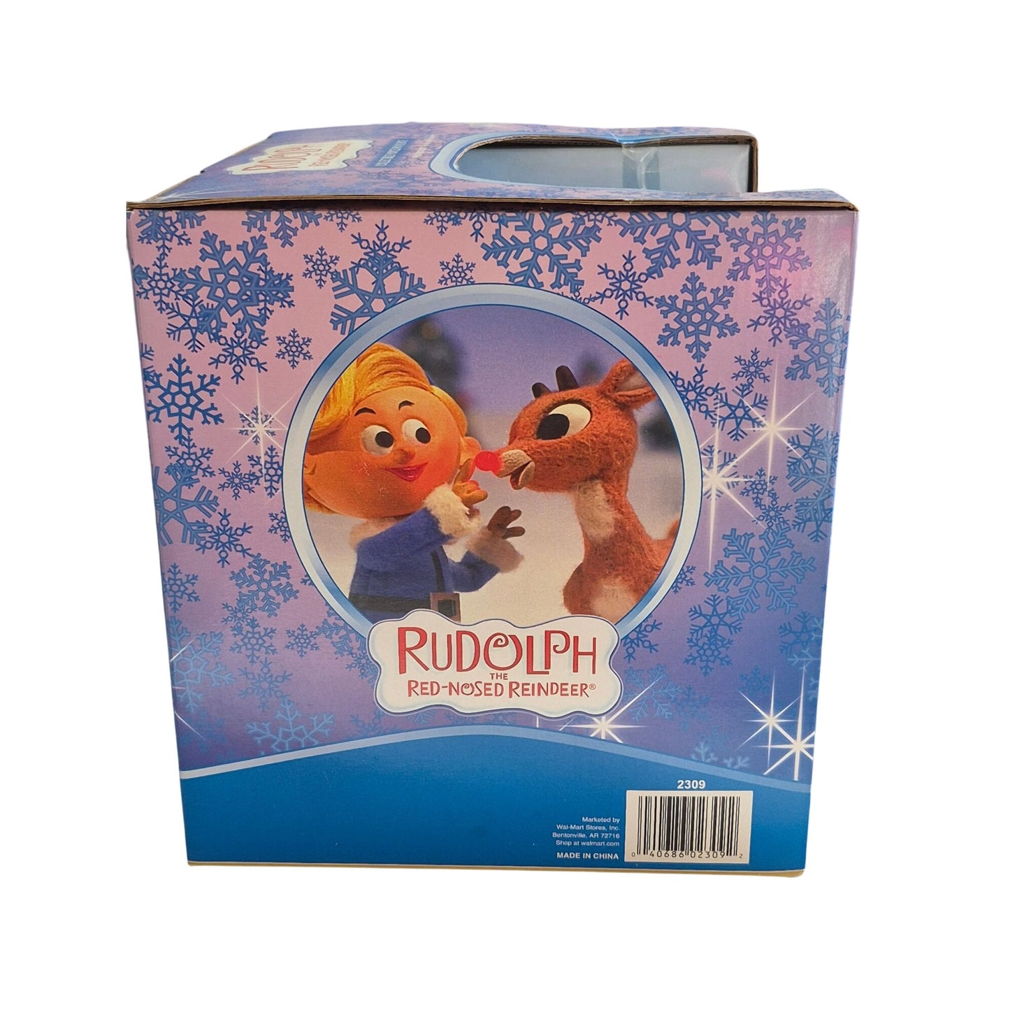 2005 Brass Key Rudolph Red Nosed Reindeer Porcelain Collectible Village House