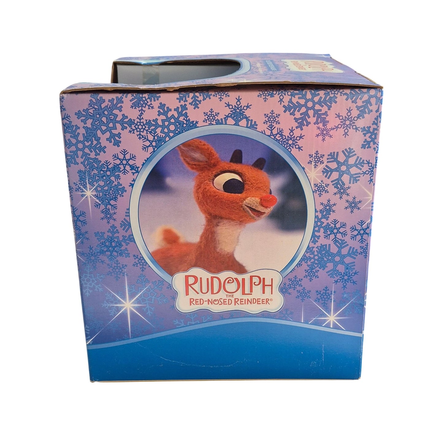 2005 Brass Key Rudolph Red Nosed Reindeer Porcelain Collectible Village House