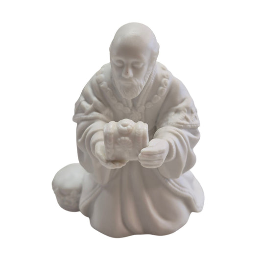 Avon Nativity Collectibles The Magi Melchior Porcelain Figurine 1982 With Box