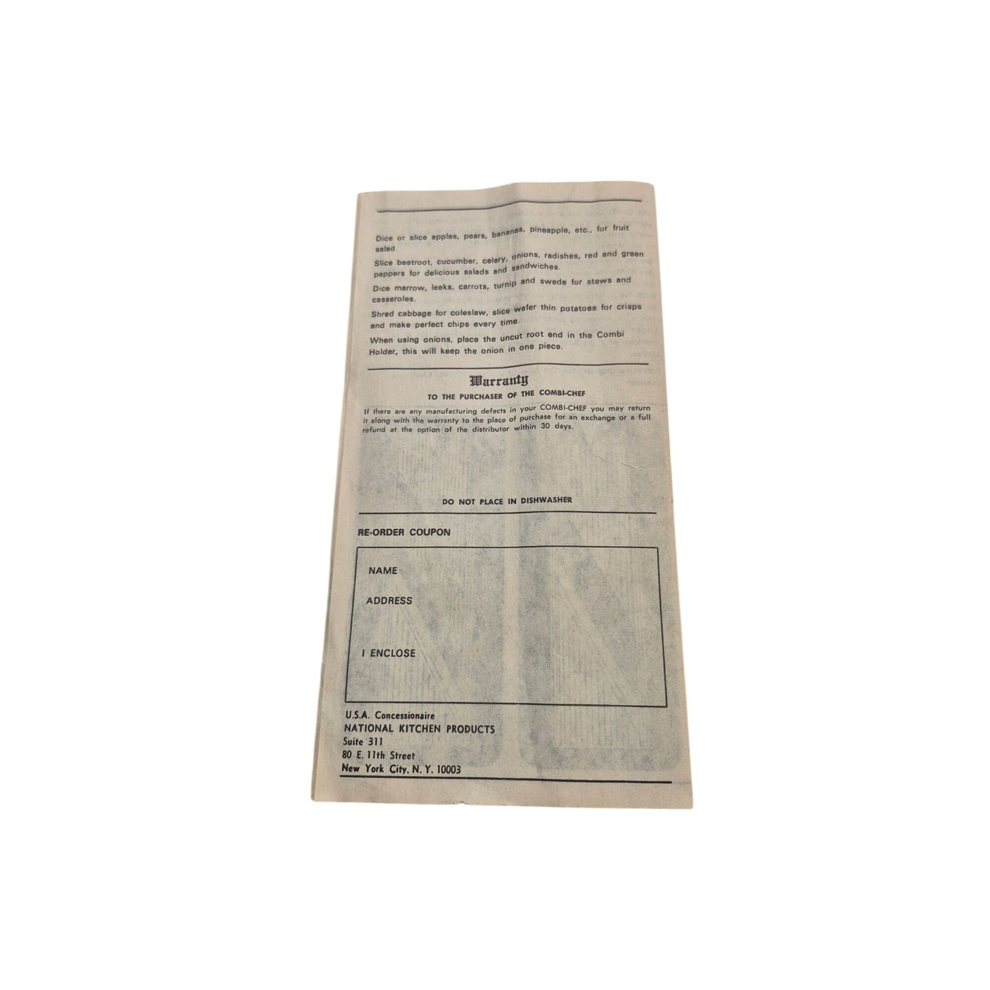 Combi Chef Combination Slicer