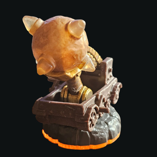 Skylanders Activision Battlecast Spiked Ball Minecart Figure With Orange Base