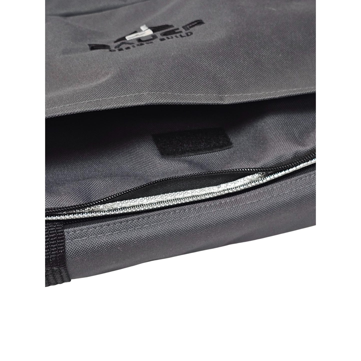 Bauer Design Build Gray Koozie Insulated Cake Pan Bag Dual Zipper & Handle Durable Cooler Tote