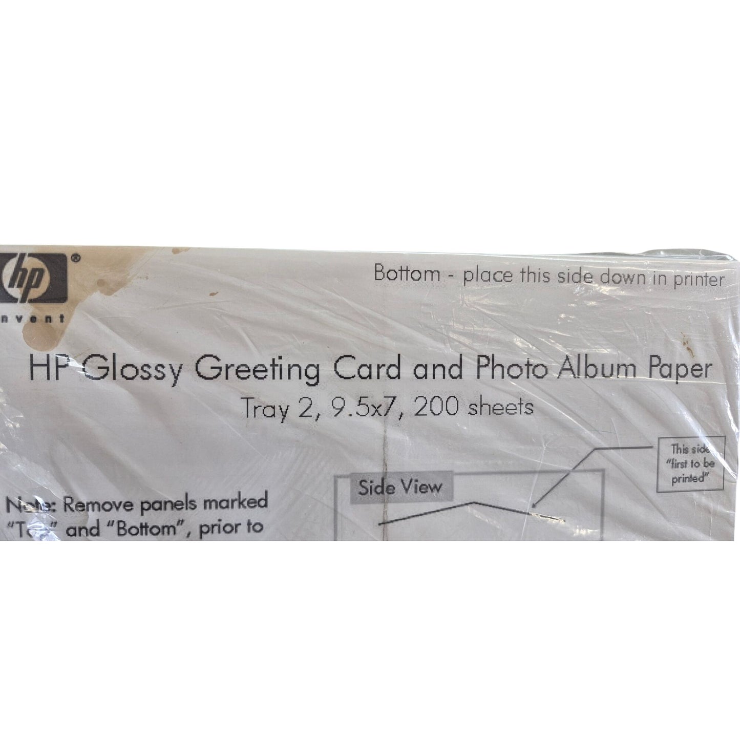 HP Glossy Greeting Card Photo Album Paper Pre -Scored Tray 2 Crafts