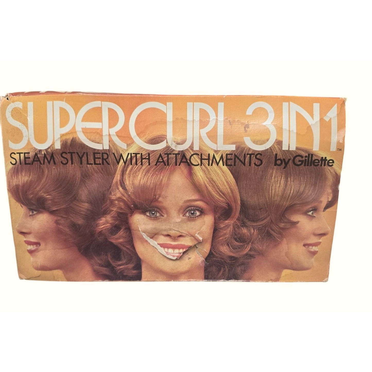 Gillette Supercurl 3 In 1 Steam Styler Hair Curler With Attachments