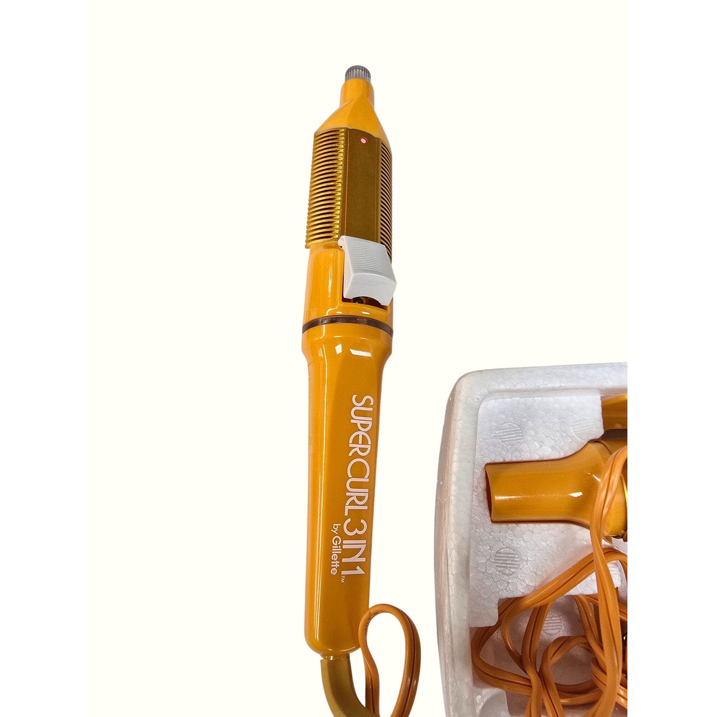 Gillette Supercurl 3 In 1 Steam Styler Hair Curler With Attachments