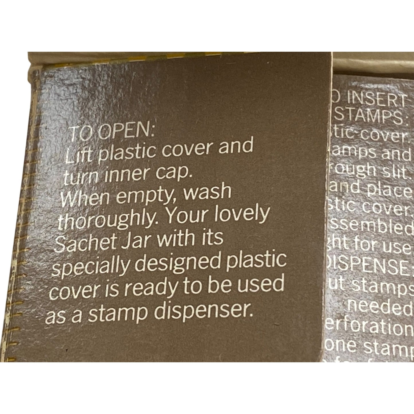 Avon Sachet & Stamp Dispenser