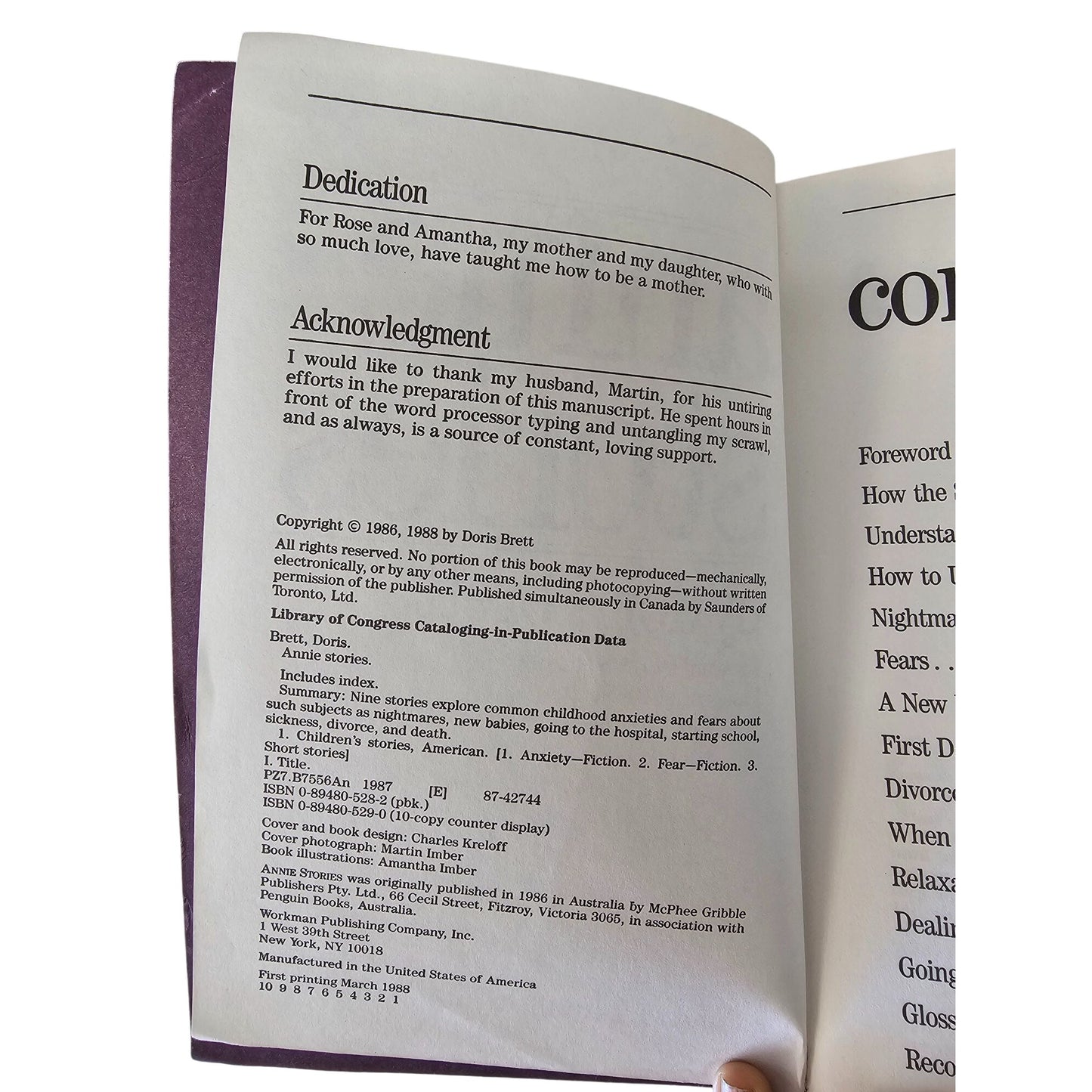 Annie Stories By Doris Brett Paperback Book