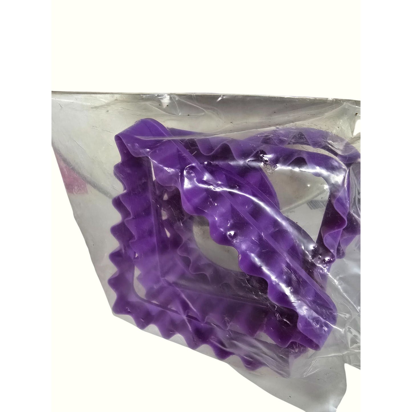 Wilton Crinkle Shapes Cookie Cutters Set Of 5 Purple Dishwasher Safe Plastic