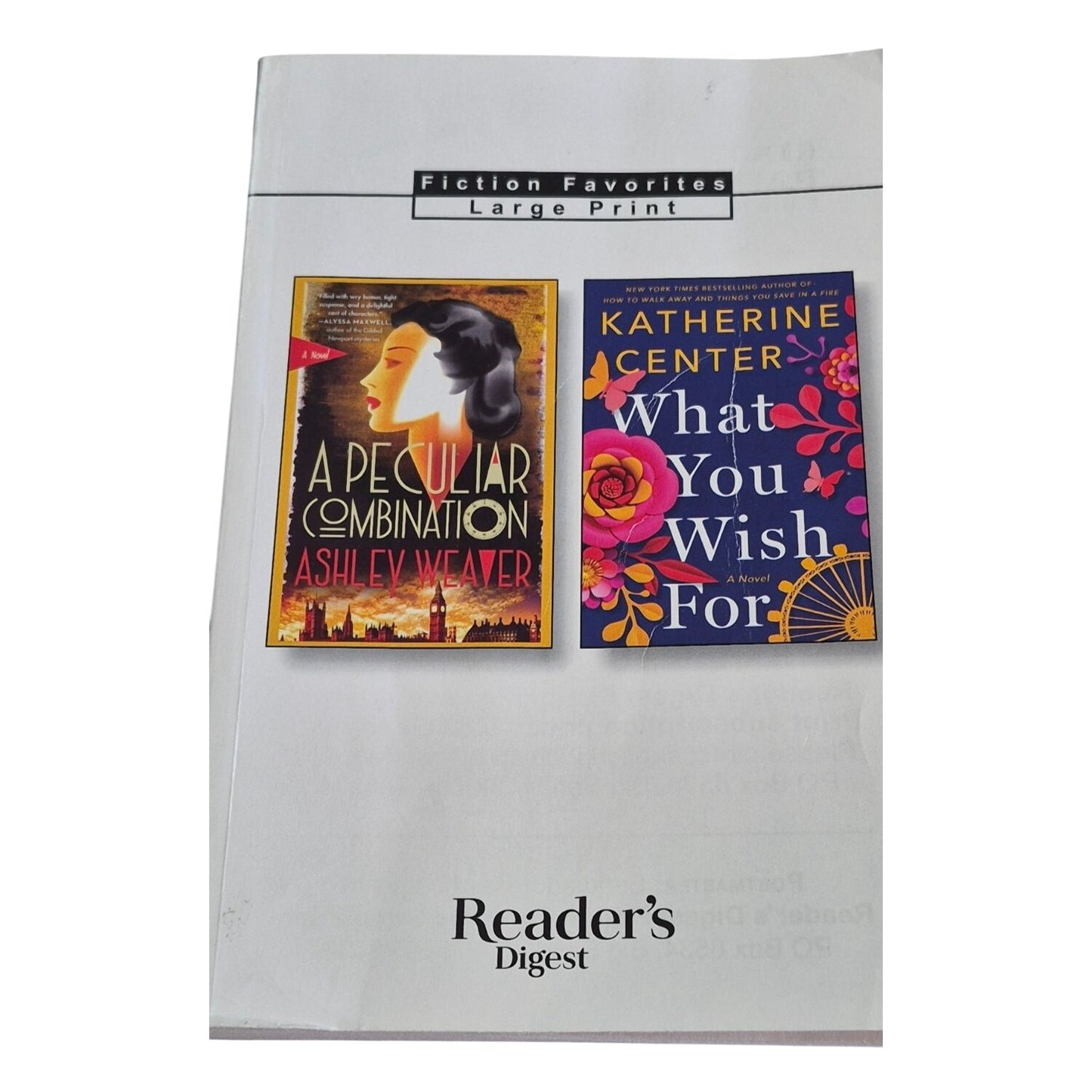 Readers Digest Large Print Book Bundle  2