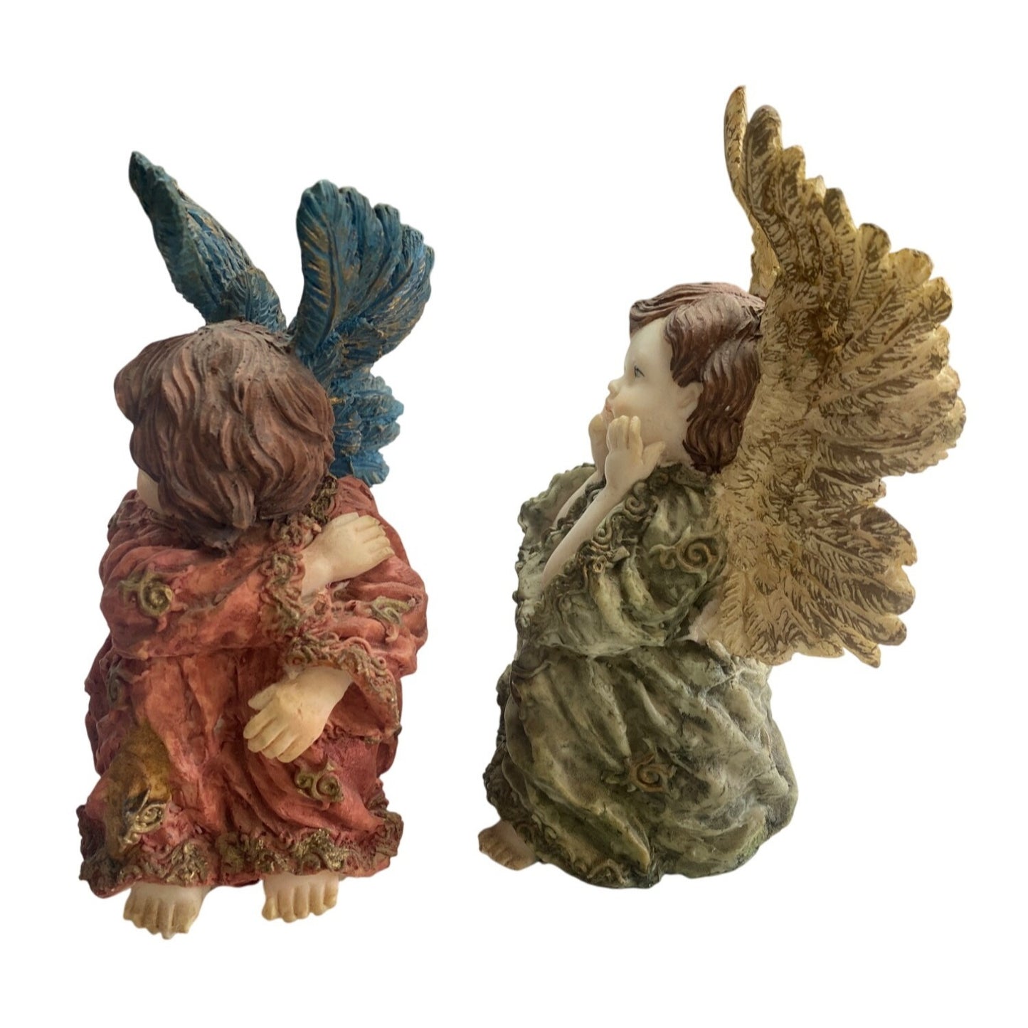 Vintage Angel Figurines Set Of 2