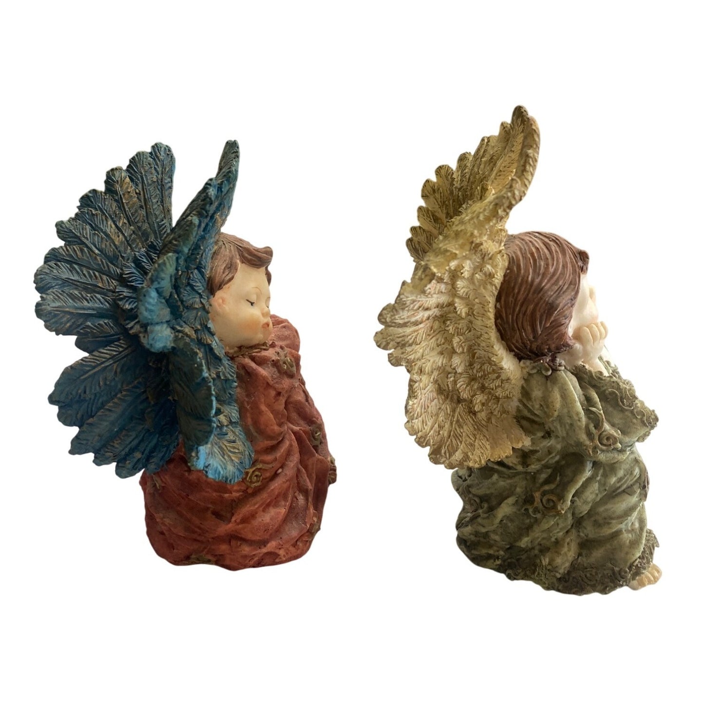 Vintage Angel Figurines Set Of 2