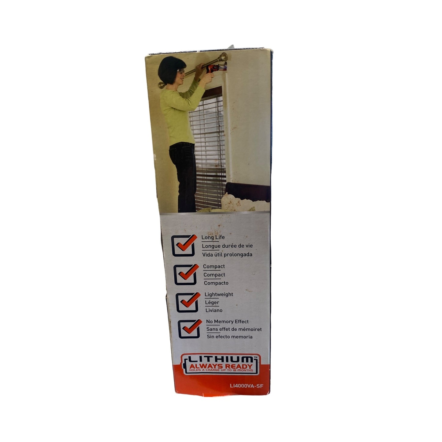 Black & Decker Lithium Rechargeable Screwdriver With Stud Sensor SmartSelect Technology 3.6V Compact & Lightweight Model L4000VA-SF