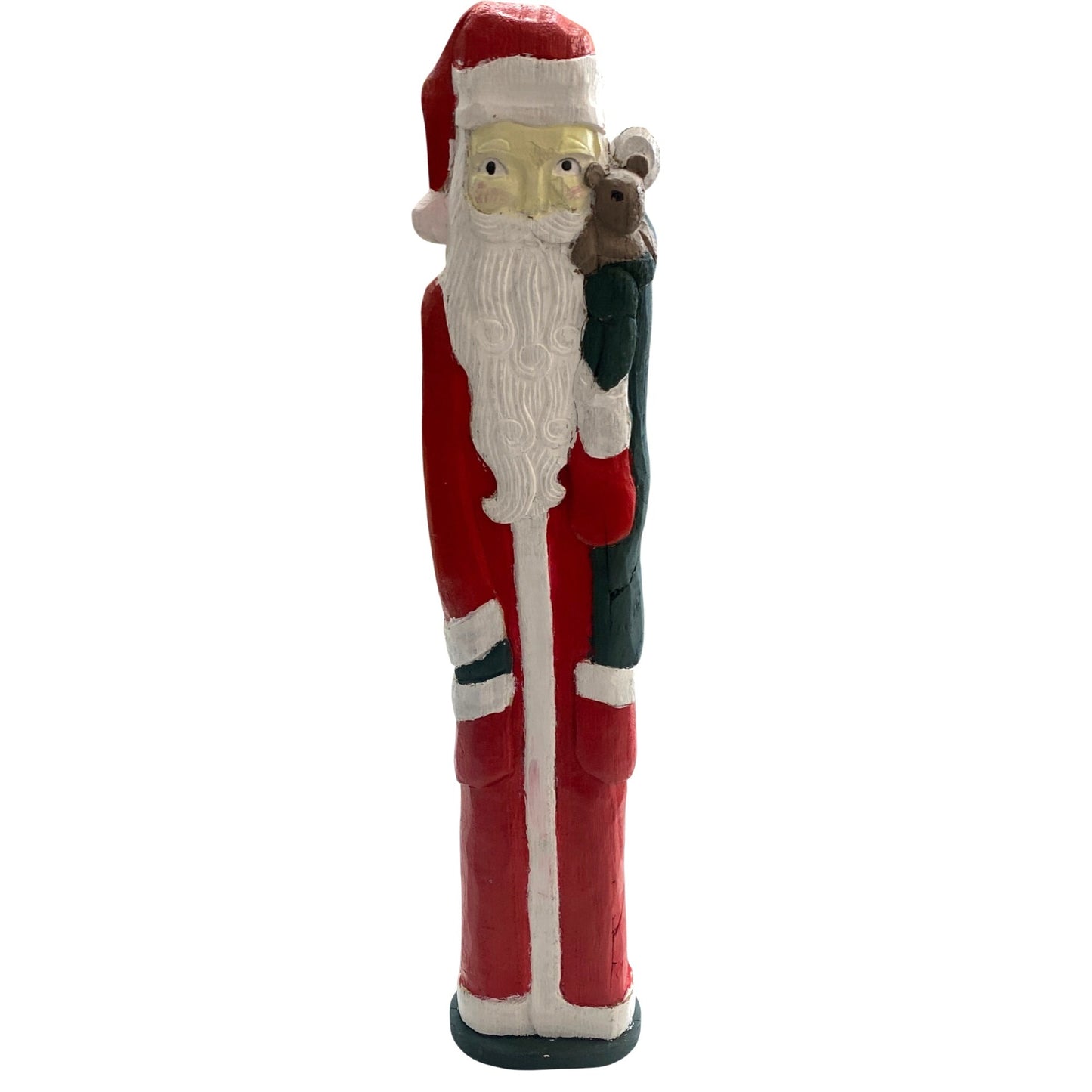 Hand Carved Wood Santa