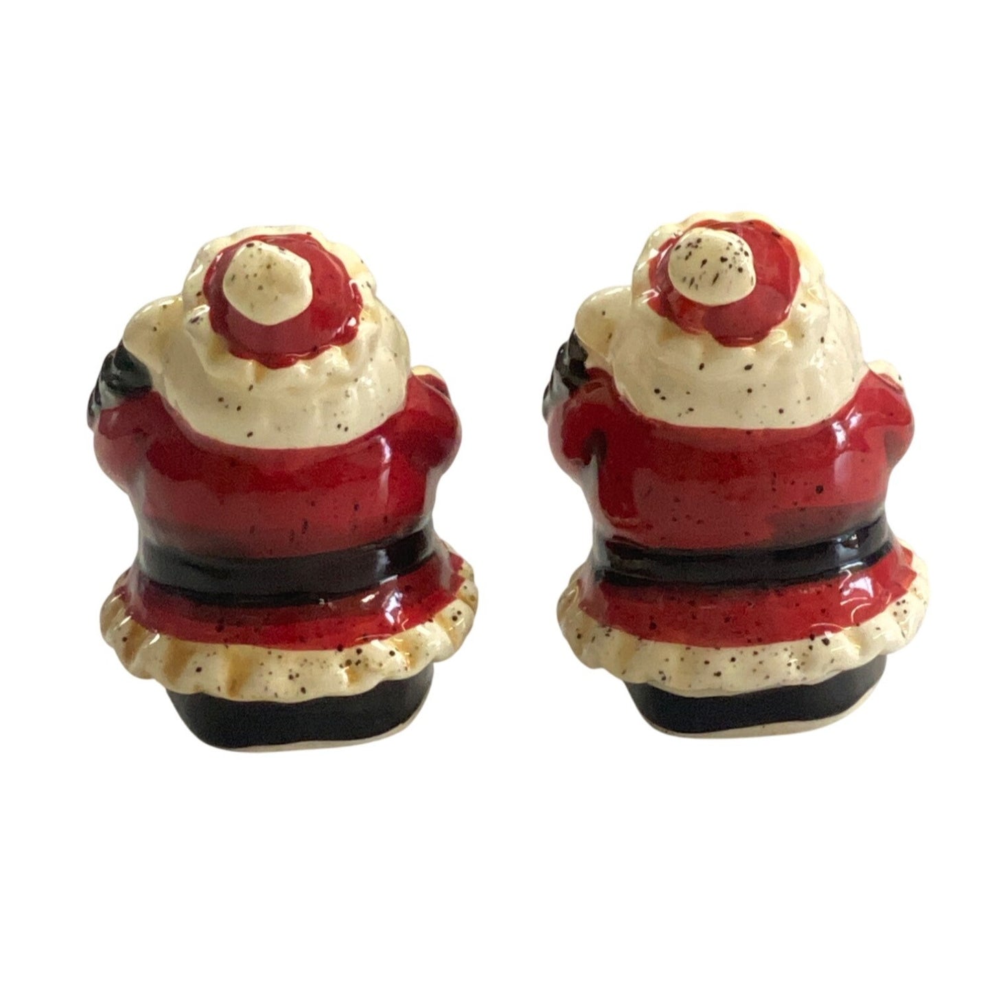 Santa Claus Ceramic Salt & Pepper Shakers Set