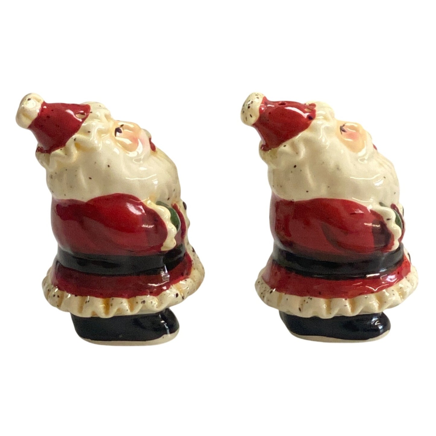 Santa Claus Ceramic Salt & Pepper Shakers Set