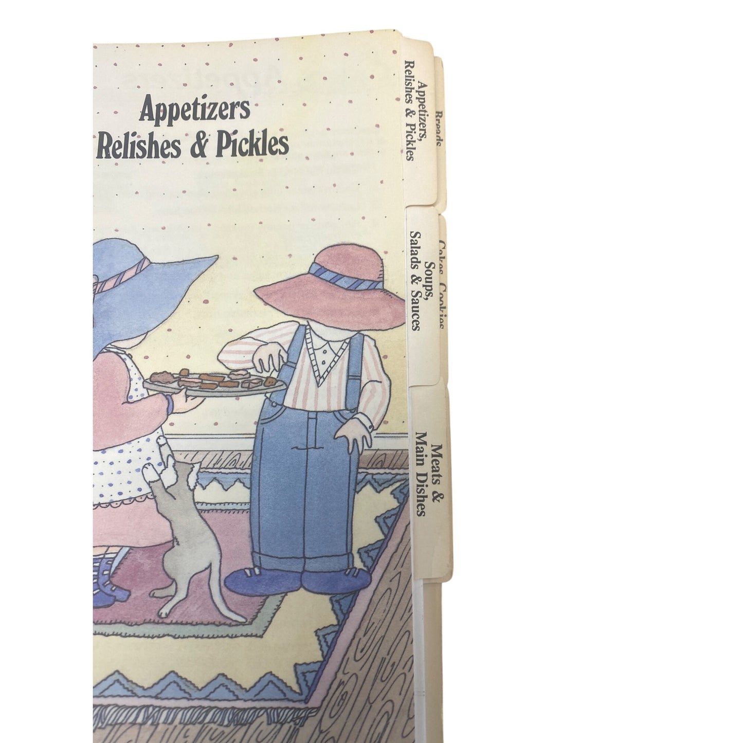 Vintage "Seasoned With Love" Spiral Cookbook Emily First Response Unit 1974 Tabs