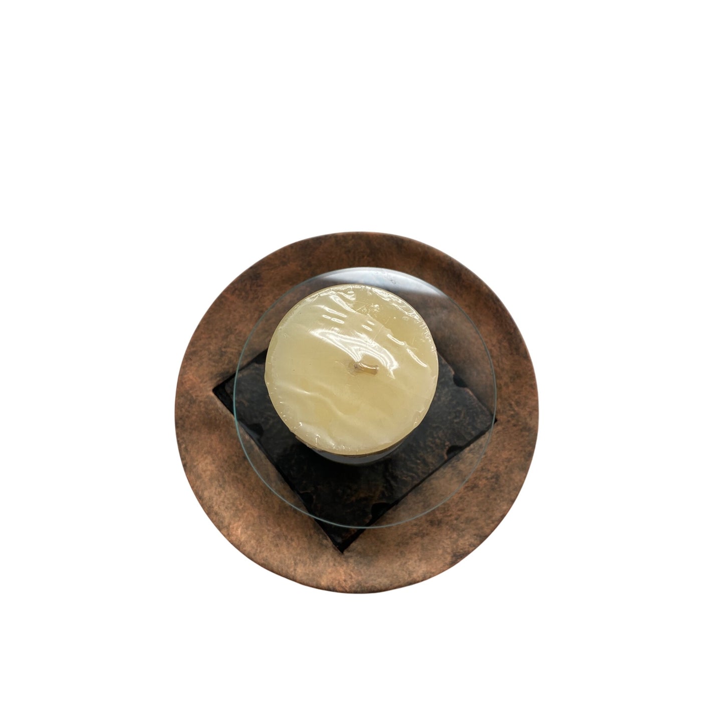 Avon Wellness Rock Waterfall Fountain With Candle & Pebbles