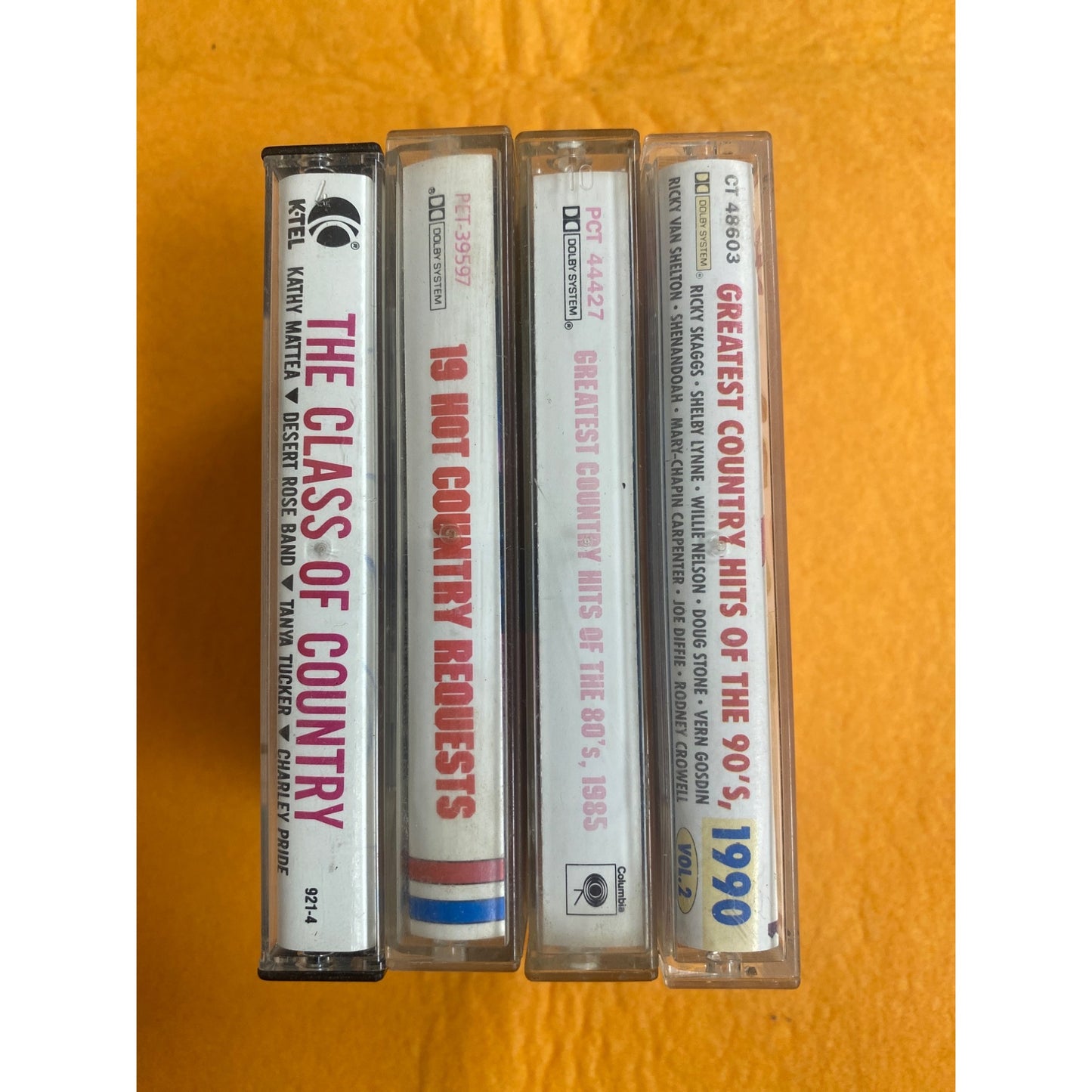 Vintage Country Music Cassette Tapes Collection
