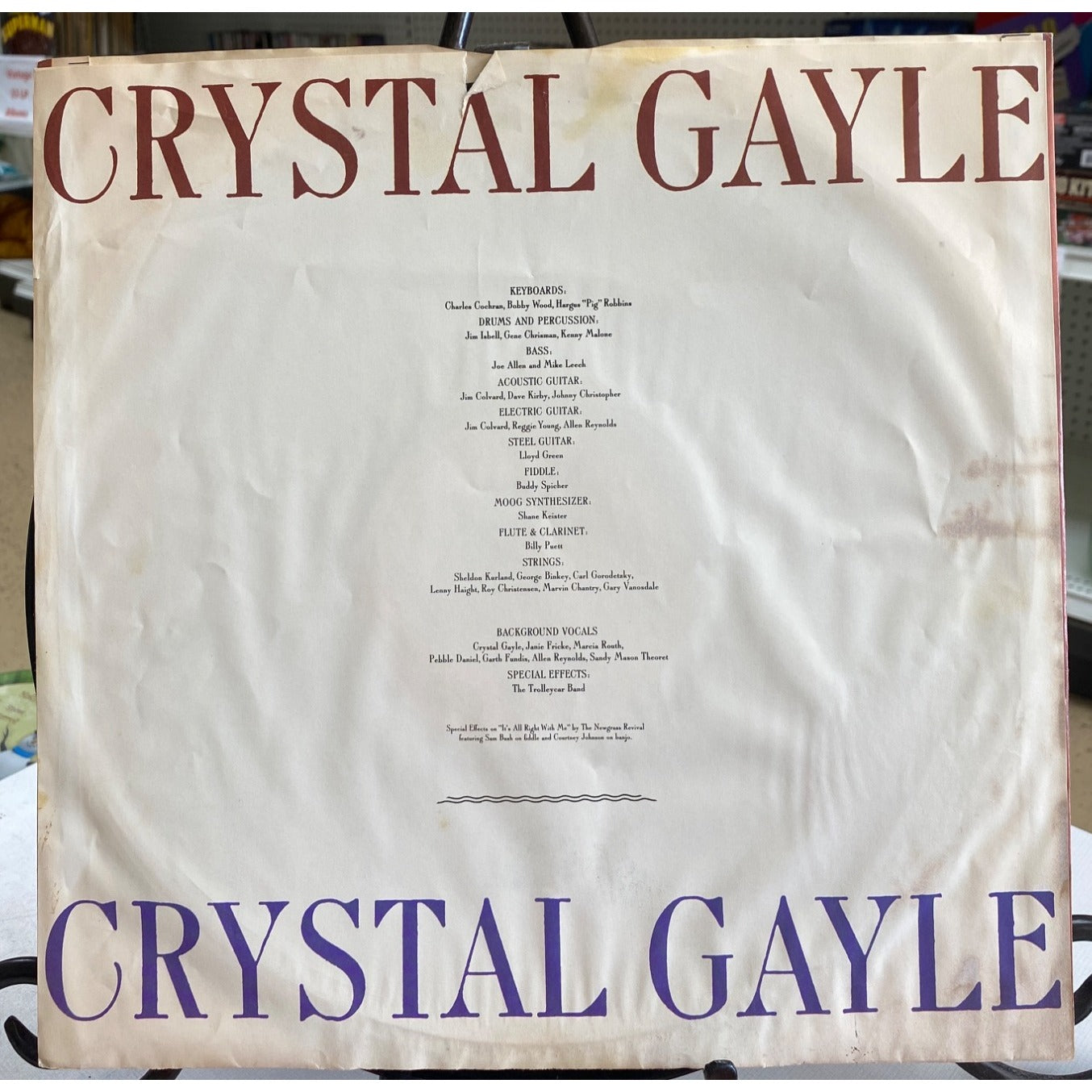 Crystal Gayle "We Must Believe In Magic" 1977 Vinyl Record Album