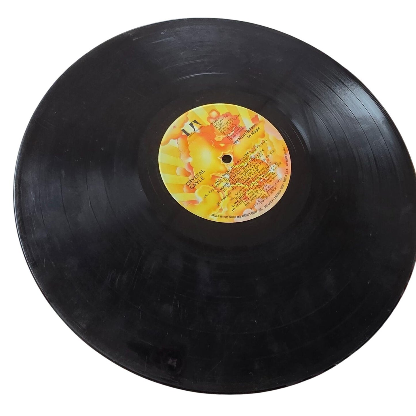 Crystal Gayle "We Must Believe In Magic" 1977 Vinyl Record Album