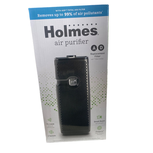 Holmes Air Purifier With Aer1 Total Air Filter For Small Rooms 116 Sq Ft 75 CADR 3 Speeds Allergen & Odor Remover