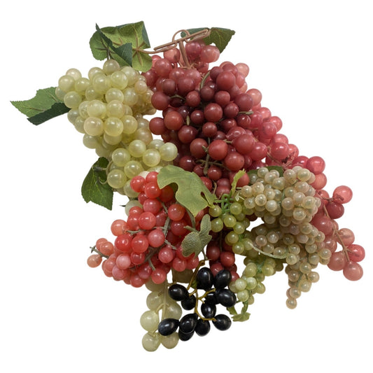 Artificial Mixed Grape Bunches For Home Decor