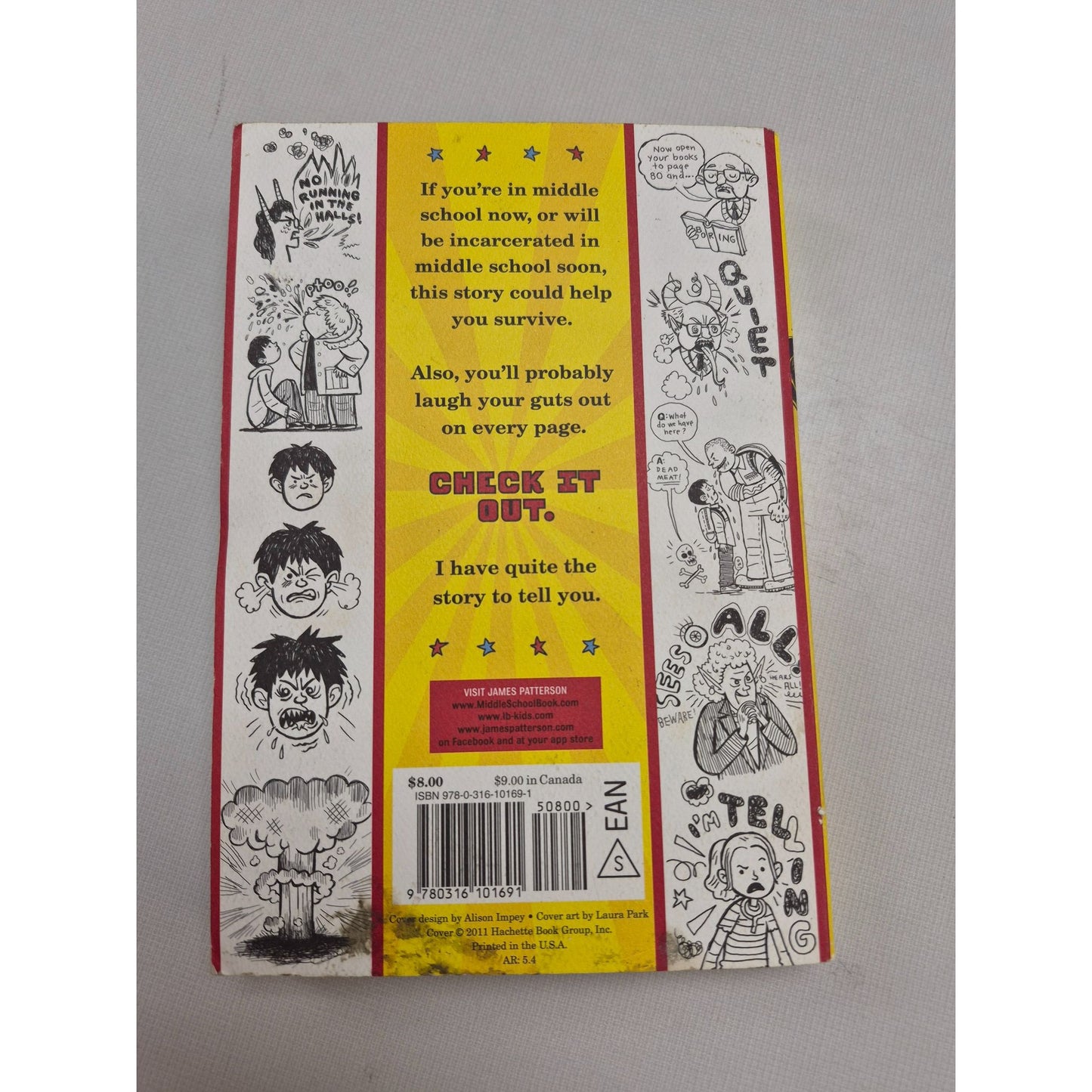 Middle School The Worst Years Of My Life Book By James Patterson & Chris Tebbetts