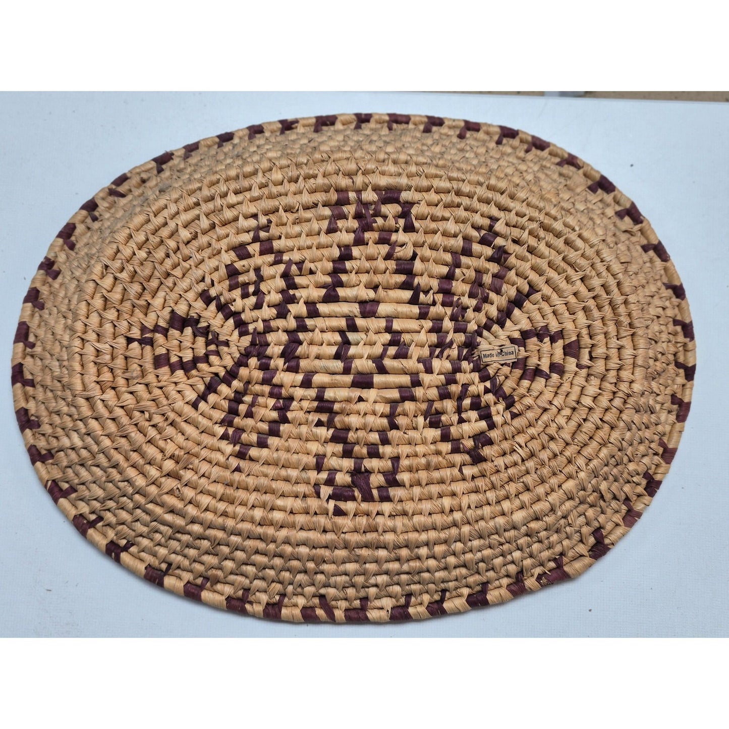 Large Basket Oval Tray 16"