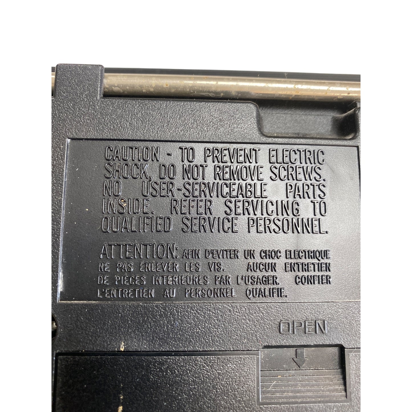 Vintage Panasonic RF-589 AM/FM 2 Band Radio Parts Only