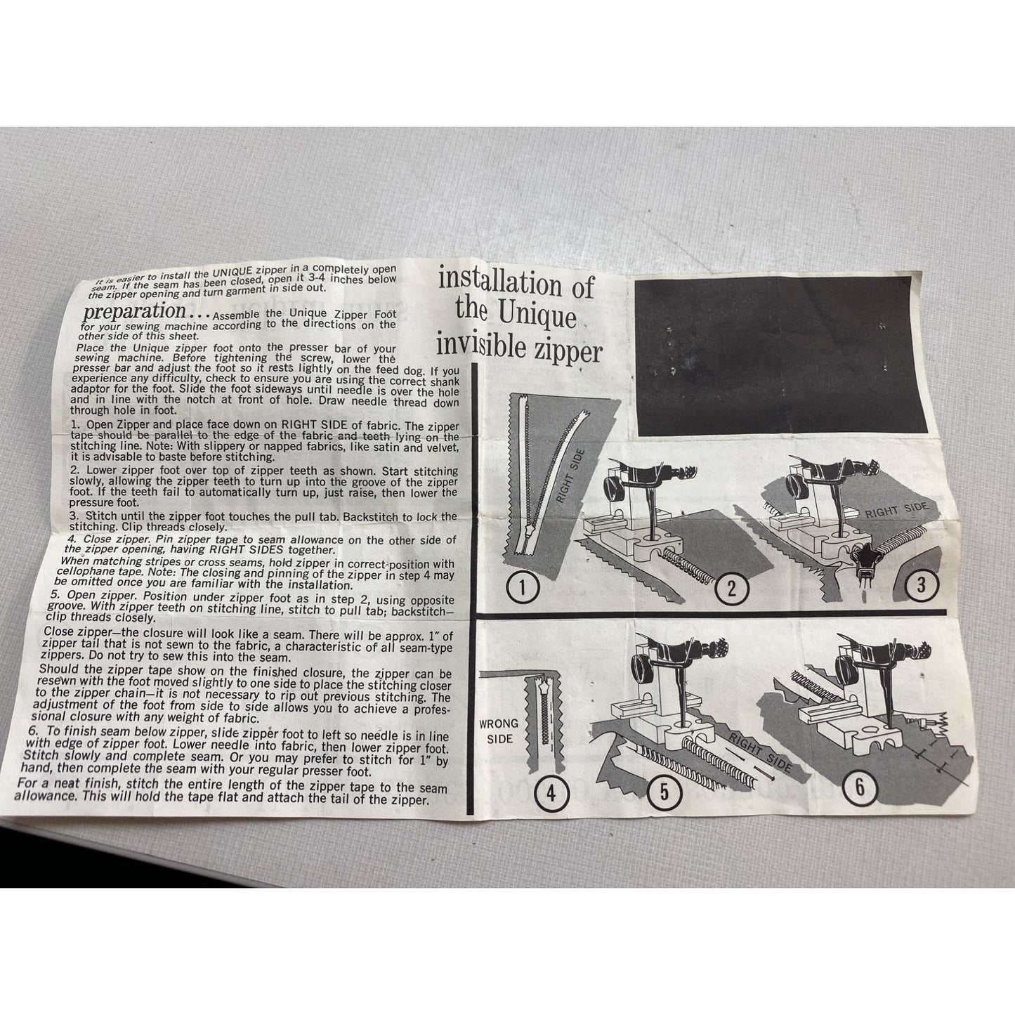 Vintage Sew-Gem Rotary Buttonhole Attachment Original Box & Manuals